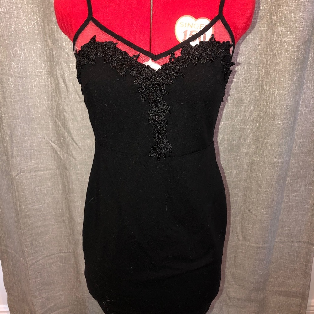 Mini Black Bodycon Dress